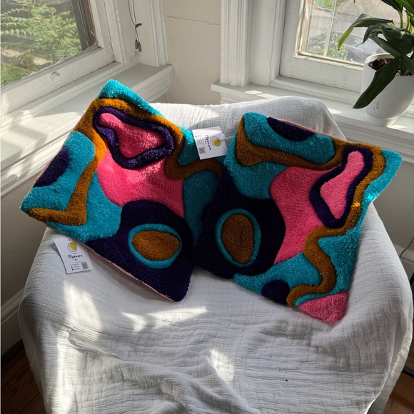 Colorful Abstract Throw Pillows